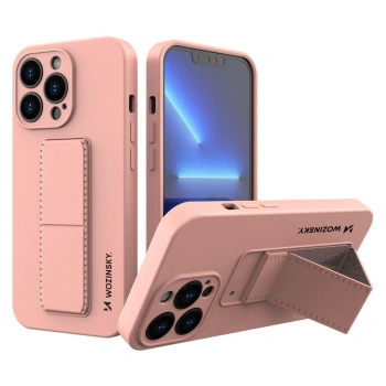 WOZINSKY KICKSTAND CASE DO IPHONE 12 SILIKONOWE Z PODSTAWKĄ WYSOKA OCHRONA