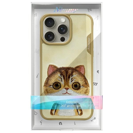 NIMMY ETUI DO IPHONE 15 PRO MAX 6.7 BIG EYED PET 2.0 CAT Z OCHRONĄ TELEFONU
