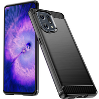 Carbon Case elastyczne etui pokrowiec Oppo Find X5 czarny