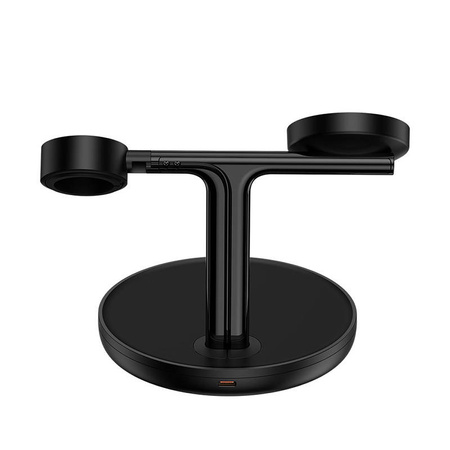 BASEUS ŁADOWARKA INDUKCYJNA STOJAK 3W1 DO MAGSAFE IPHONE 12 13 14 15 15W