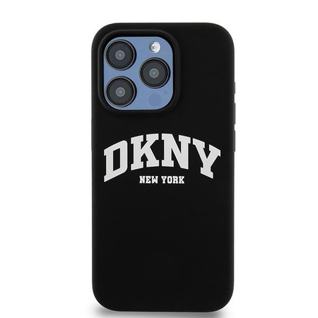 DKNY ETUI CASE HARDCASE DO IPHONE 15 PRO DO MAGSAFE LIQUID SILICONE Z LOGO