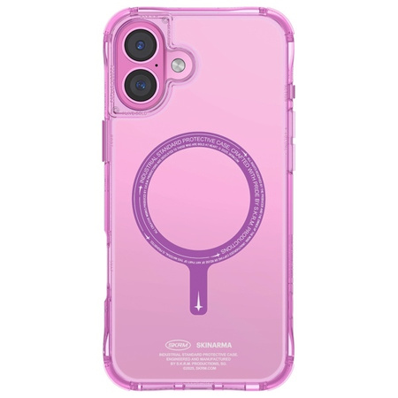 Skinarma etui Saido iPhone 16 6.1       Magnetic Charging różowy/pink