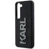 Etui Karl Lagerfeld 3D Rubber Glitter Logo na Samsung Galaxy S23 - czarne