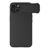 Nillkin Synthetic Fiber S Case etui iPhone 14 Plus z osłoną na aparat czarny