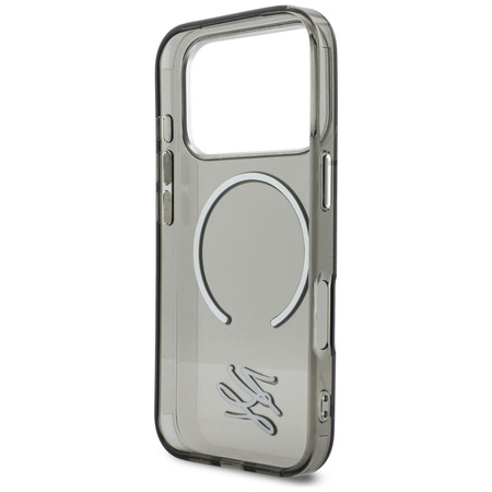Etui Karl Lagerfeld IML KL Script Logo   MagSafe do iPhone 17 Pro Max czarny