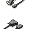 Ugreen kabel przewód adapter DVI (męski) - HDMI (żeński) 0.15m czarny (20118)