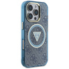 GUESS ETUI DO IPHONE 16 PRO MAX DO MAGSAFE IML METAL GLITTER CIRCLE