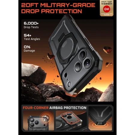 SUPCASE ETUI UB GRIP MAG DO IPHONE 17 PRO OCHRONA MAGSAFE I MAGNETYCZNE