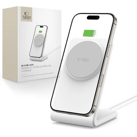 TECH-PROTECT QI15W-A38 MAGNETIC DO MAGSAFE ŁADOWARKA DO IPHONE 12 13 14 15