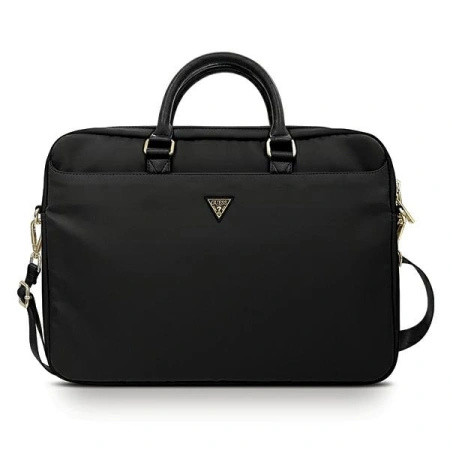 Guess Torba GUCB15NTMLBK 16 czarny/black Nylon Triangle Logo