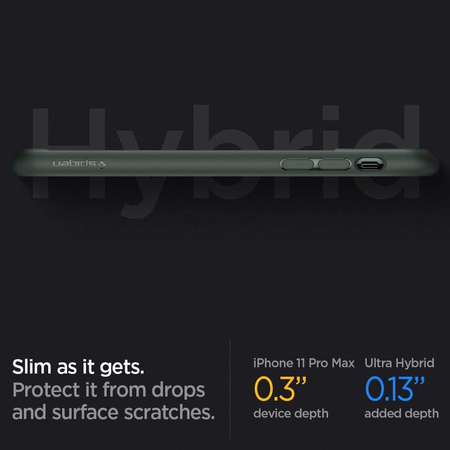 SPIGEN ULTRA HYBRID IPHONE 11 PRO MIDNIGHT GREEN