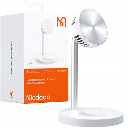 Docking Station, 2-in-1, Magnetic, for iPhone, Airpods, white Mcdodo