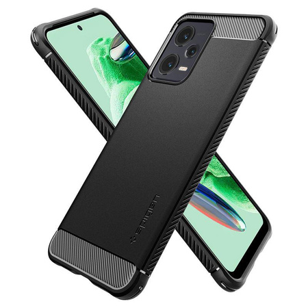 SPIGEN RUGGED ARMOR XIAOMI REDMI NOTE 12 5G / POCO X5 5G MATTE BLACK