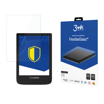 3MK FLEXIBLEGLASS DO POCKETBOOK TOUCH LUX 5 OCHRONA EKRANU SZKŁO HIBRYDOWE