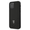 Etui Ferrari Off Track Perforated na iPhone 12 / iPhone 12 Pro - czarne
