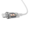 Baseus Explorer Series kabel przewód USB – Lightning 2,4A 2 m biały (CATS010102)