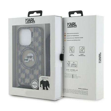 KARL LAGERFELD KLHMP15LHCKCKLCK CASE DO IPHONE 15 PRO 6.1 HARDCASE MONOGRAM