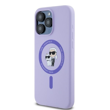 KARL LAGERFELD ETUI HARDCASE SILICONE KARL CHOUPETTE HEADS RING DO MAGSAFE