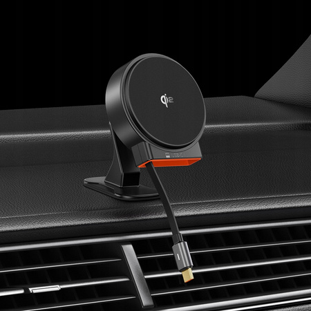 MCDODO CAR PHONE HOLDER INDUCTION CHARGER FOR MAGSAFE QI2