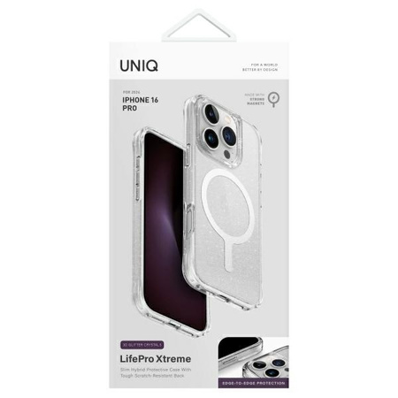 UNIQ ETUI LIFEPRO XTREME DO IPHONE 16 PRO 6.3 MAGCLICK CHARGING