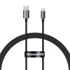 BASEUS KABEL USB-C DO USB 100W 1M DO WINDOWS TELEFONÓW PRZENOSZENIE DANYCH