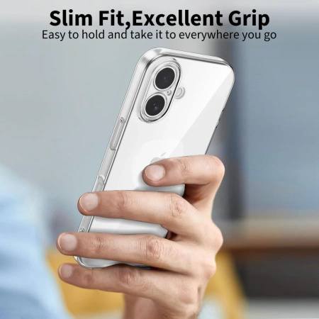 TECH-PROTECT ETUI FLEXAIR DO IPHONE 17 WYSOKA OCHRONA Z PRZEJŻYSTYM