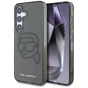 KARL LAGERFELD POKROWIEC KARL HEAD LOGO Z CYRKONIAMI DO SAMSUNG GALAXY S25