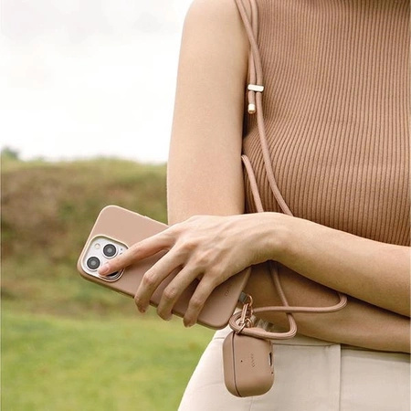 Etui UNIQ Coehl Haven na AirPods Pro 2 (2022/2023) - kremowe