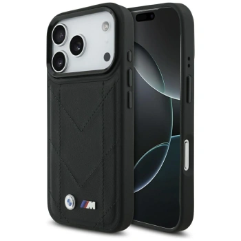 BMW ETUI M QUILTED LOGO MAGSAFE DO IPHONE 17 PRO OCHRONA