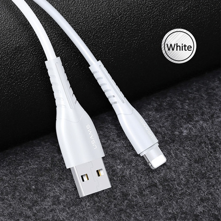 USAMS KABEL DO LIGHTNING DO IPHONE 12 13 14 1M PRZEWÓD 2A SZYBKA ŁADOWARKA