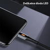 USAMS KABEL PLECIONY DO LIGHTNING 1,2M DO IPHONE 5 6 7 8 X Z FUNKCJĄ