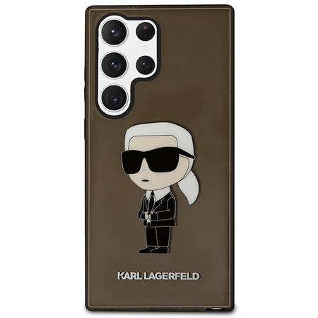 Etui Karl Lagerfeld KLHCS23LHNIKTCK S23 Ultra S918 - czarne Ikonik Etui Karl Lagerfeld