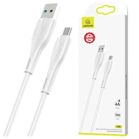 USAMS KABEL MICRO USB DO OPPO 1M 4A ŁADOWANIE Z PRĘDKIM NAŁADOWANIEM