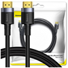 Baseus Cafule kabel przewód HDMI 2.0 4K 60 Hz 3D 18 Gbps 3 m czarny (CADKLF-G01)