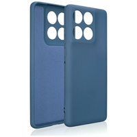 Etui Beline Silicone do Motorola Edge 60 niebieski