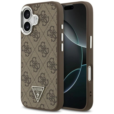 GUESS ETUI CASE DO IPHONE 17 Z LOGO TRIANGLE MAGSAFE SKÓRZANE