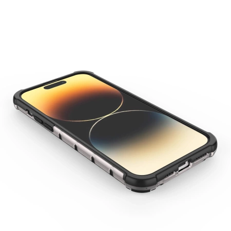 HURTEL ETUI HONEYCOMB DO IPHONE 14 PRO MAX PANCERNY OCHRONA PRZEZROCZYSTE