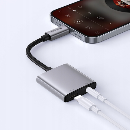 MCDODO ADAPTER LIGHTNING MINI JACK 3.5MM CABLE FOR IPHONE 13 14