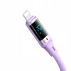 MCDODO USB-C LIGHTNING 36W 2M DISPLAY CABLE FOR IPHONE 14 PURPLE