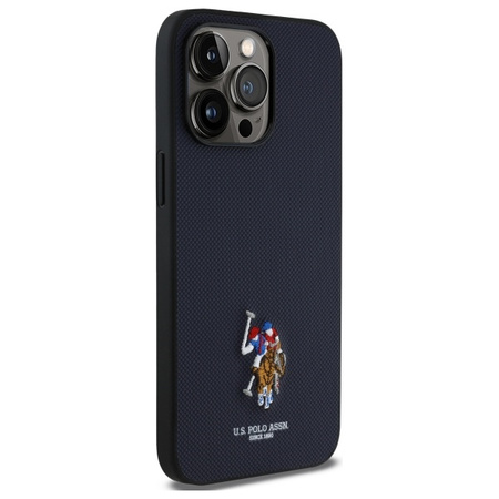 U.S. POLO ASSN. ETUI DO IPHONE 15 PRO MAX 6,7 NAVY GRANATOWE EMBROIDERED DH