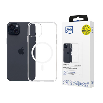 3MK ETUI TPU CLEAR MAGCASE DO APPLE IPHONE 15 WYSOKA OCHRONA PRZEZROCZYSTY