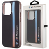 Etui BMW BMHCP14L22HVGV na iPhone 14 Pro - czarne IML Tricolor Stripe