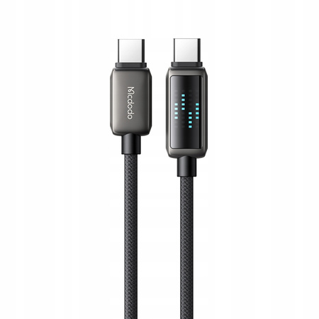 MCDODO USB-C FAST CHARGING CABLE FOR SAMSUNG APPLE USB TYPE C 100W 1M LED