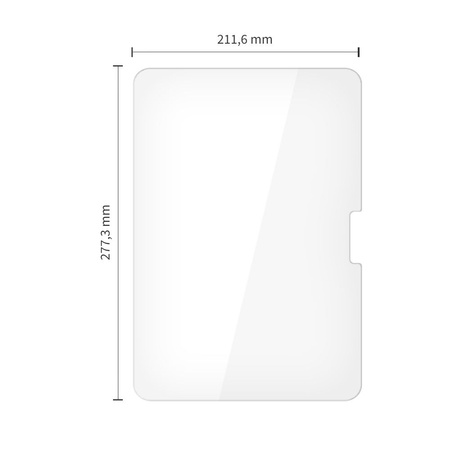 SZKŁO HARTOWANE TECH-PROTECT GLASS FIT+ 2-PACK IPAD AIR 13” 1 / 2 / 2024-2025 / PRO 13 7 / 8 / 2024-2025 CLEAR