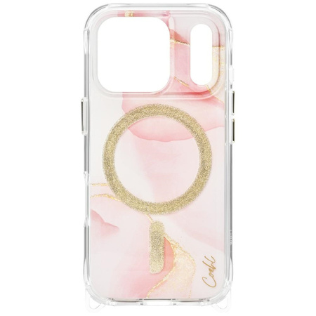 Etui UNIQ Coehl Aeris do iPhone 17 Pro   Magnetic Charging różowy