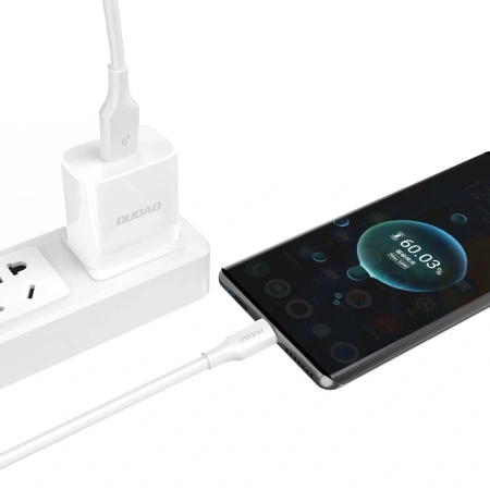 Kabel Dudao L2SM USB-A / micro USB 6A 1.2 m - biały