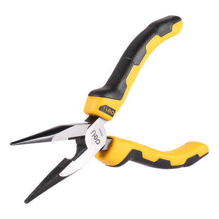 DELI TOOLS SZCZYPCE WYDŁUŻONE PROSTE SZCZYPCE DO PRECYZYJNYCH PRAC 6