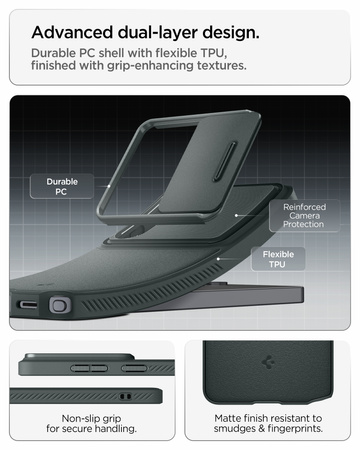 Spigen Optik Armor, abyss green - Samsung Galaxy S26 Ultra