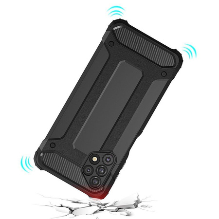Hybrid Armor pancerne hybrydowe etui pokrowiec Samsung Galaxy A53 5G czarny