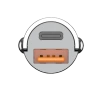JELLICO ładowarka samochodowa F19 PD 30W 1xUSB-C + 1xUSB QC3.0 Czarny